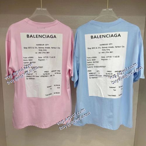  風合いが出る 2021春夏 バレンシアガ BALENCIAGA 2色可選 BALENCIAGAスーパーコピー 半袖シャツ