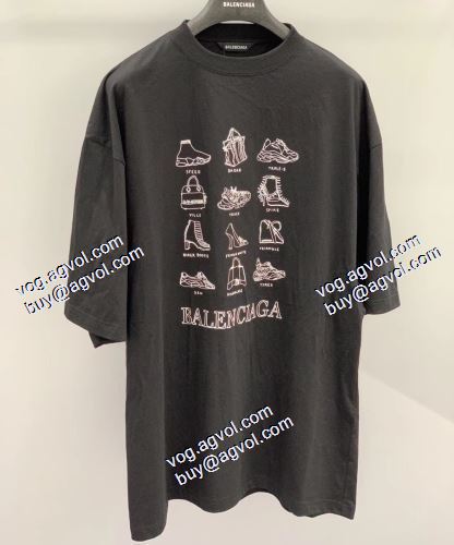  2色可選 海外セレブ愛用 2021春夏 バレンシアガ BALENCIAGA 半袖シャツ BALENCIAGAスーパーコピー