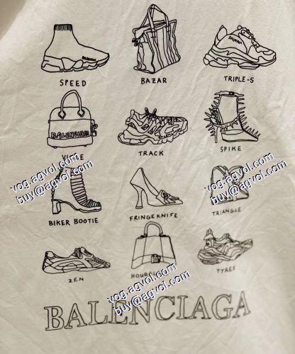  2色可選 海外セレブ愛用 2021春夏 バレンシアガ BALENCIAGA 半袖シャツ BALENCIAGAスーパーコピー