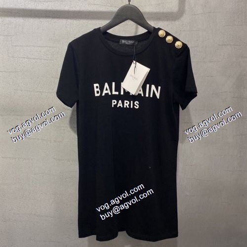  2色可選 バルマン 半袖シャツ コスパ最高のプライス バルマン BALMAIN 2021春夏 BALMAINスーパーコピー