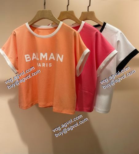  2021春夏 BALMAINスーパーコピー  3色可選 バルマン 落ち着いた感覚 バルマン BALMAIN  半袖シャツ