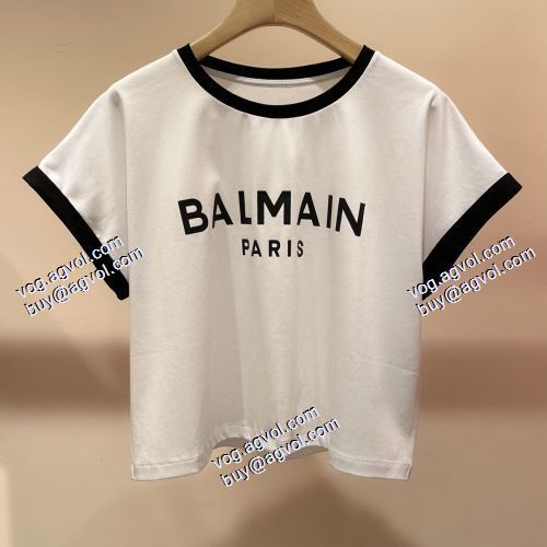  2021春夏 BALMAINスーパーコピー  3色可選 バルマン 落ち着いた感覚 バルマン BALMAIN  半袖シャツ