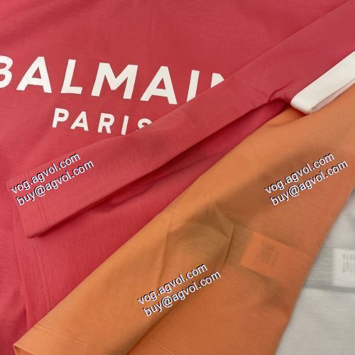  2021春夏 BALMAINスーパーコピー  3色可選 バルマン 落ち着いた感覚 バルマン BALMAIN  半袖シャツ