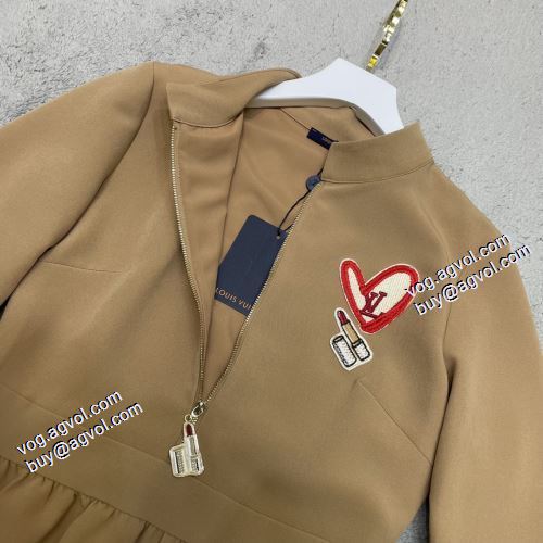 2021秋冬 ルイ ヴィトン LOUIS VUITTON 最安値に挑戦 ルイ ヴィトンブランド コピー 2色可選 ワンピース 楽に着用出来る