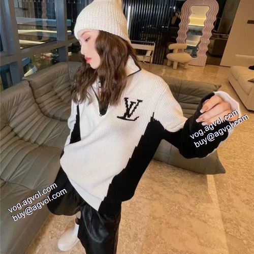 高品質 人気 セーター 女性らしい印象 ルイ ヴィトン偽物ブランド 2021秋冬 ルイ ヴィトン LOUIS VUITTON