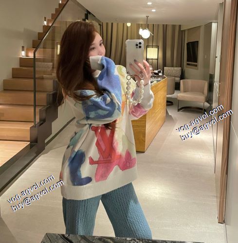 セーター 鮮やかな配色 2021秋冬 ルイ ヴィトン LOUIS VUITTON ルイ ヴィトンスーパーコピー 着心地抜群
