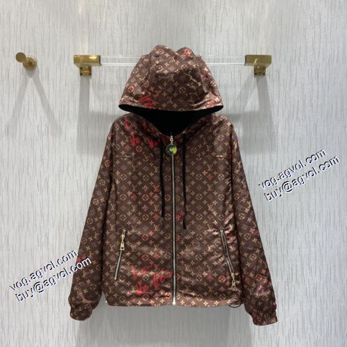 ブルゾン ルイ リバーシブル?ジャンパー ヴィトンコピー 上品上質 2021秋冬 ルイ ヴィトン LOUIS VUITTON