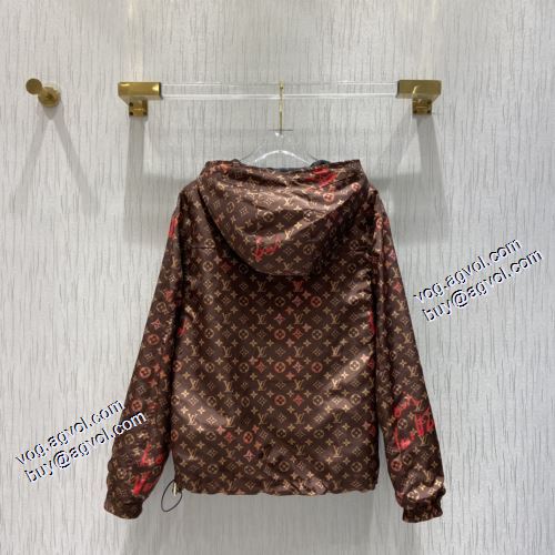 ブルゾン ルイ リバーシブル?ジャンパー ヴィトンコピー 上品上質 2021秋冬 ルイ ヴィトン LOUIS VUITTON