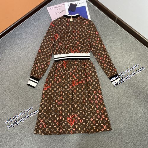 ワンピース 人気ブランド ルイ ヴィトンスーパーコピー 激安 2021秋冬 ルイ ヴィトン LOUIS VUITTON
