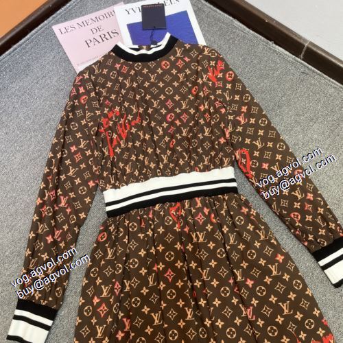 ワンピース 人気ブランド ルイ ヴィトンスーパーコピー 激安 2021秋冬 ルイ ヴィトン LOUIS VUITTON