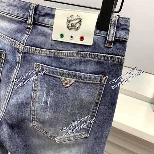  完売品！ アルマーニ ARMANI 2021春夏 ARMANIコピーブランド 人気メンズデニム