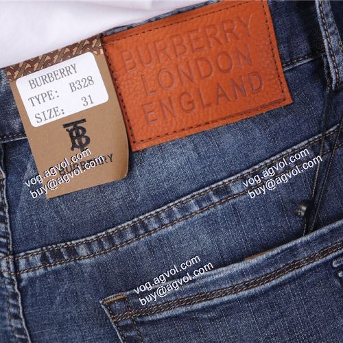  BURBERRYブランド コピー 2021春夏 バーバリー BURBERRY 首胸ロゴ 人気メンズデニム