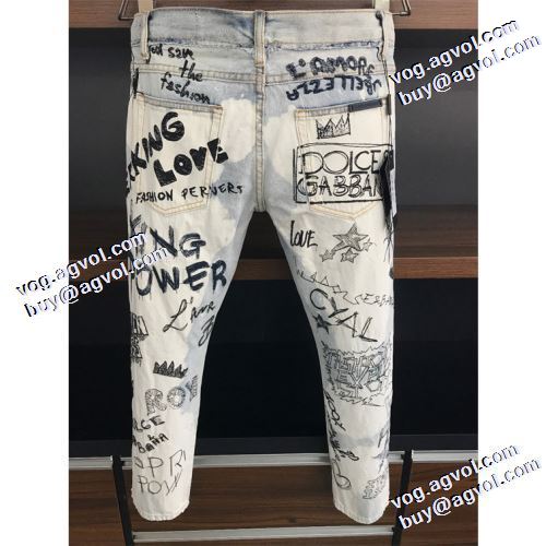 デニムパンツ 2021秋冬 ドルチェ ガッバーナコピー 魔法のデニム 先行販売 ユーズド加工 ビンテージ感溢れる ドルチェ＆ガッバーナ Dolce&Gabbana