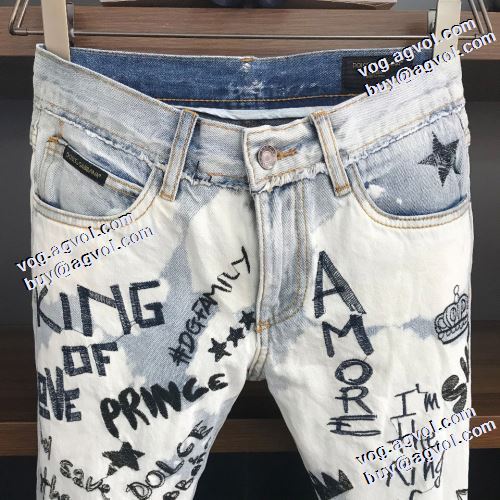 デニムパンツ 2021秋冬 ドルチェ ガッバーナコピー 魔法のデニム 先行販売 ユーズド加工 ビンテージ感溢れる ドルチェ＆ガッバーナ Dolce&Gabbana