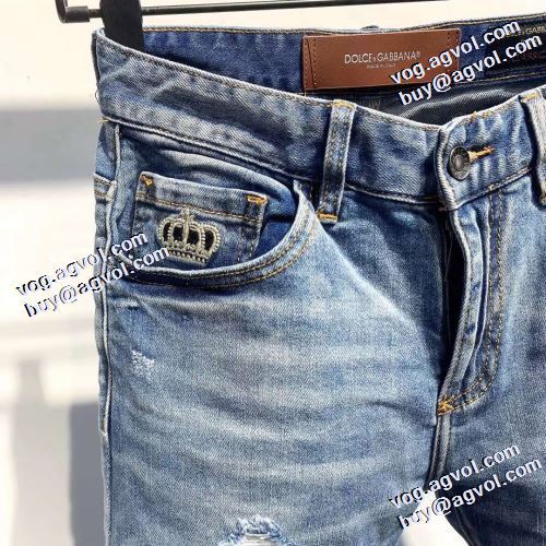 魅力ファッション 2021秋冬 伸縮性のある ドルチェ＆ガッバーナ Dolce&Gabbana ドルチェ&ガッバーナコピー ブランド デニムパンツ 着回力抜群 
