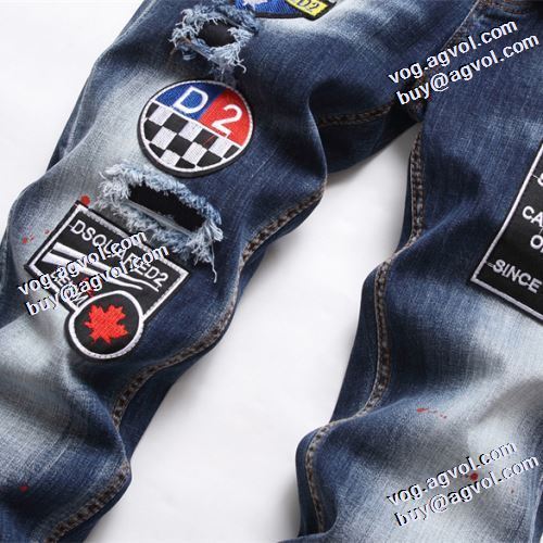 履き心地バツグン ディースクエアードコピー ブランド 2021秋冬 ディースクエアード DSQUARED2 大人気アイテム！入手困難 デニムパンツ コーデの幅広い 足長効果のある 