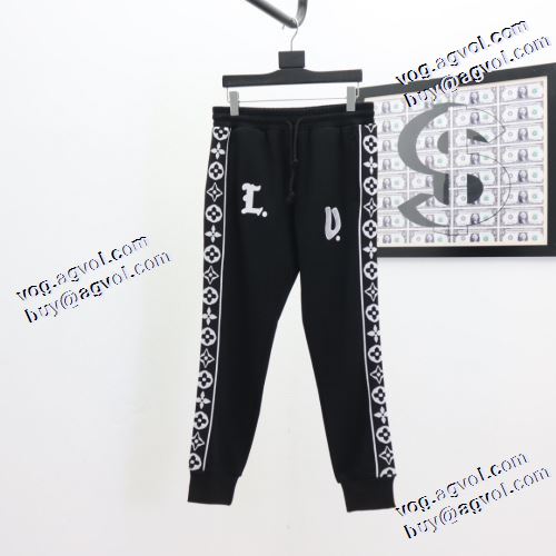 2021秋冬 高品質 人気 ルイ ヴィトン偽物ブランド ルイ ヴィトン LOUIS VUITTON 生地結構伸びる チノパン