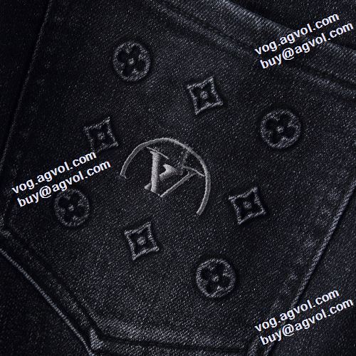 2021秋冬 人気新品★超特価★ ジーンズ ルイ ヴィトンスーパーコピー 使い回し最高 ルイ ヴィトン LOUIS VUITTON 柔らかデニム地