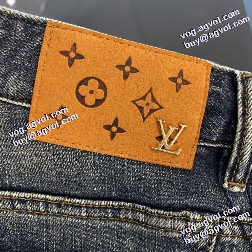 選べる極上 2021秋冬 ルイ ヴィトンコピー ブランド ルイ ヴィトン LOUIS VUITTON 格好いいデニム 機能性・耐久性抜群 ストレートデニムパンツ