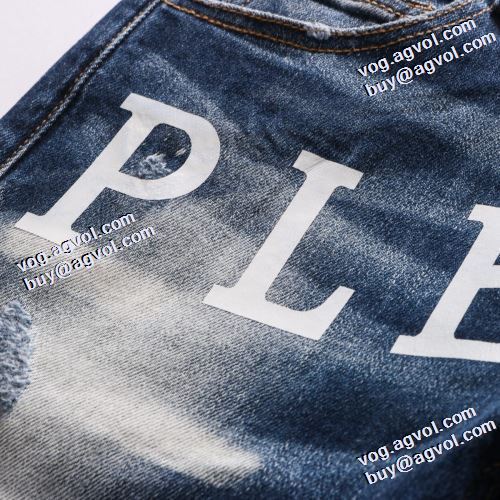 2021秋冬 フィリッププレイン PHILIPP PLEIN フィリッププレインブランド コピー 大人気アイテム！入手困難 デニムパンツ バックポケット付 こだわりのオリジナルデニム
