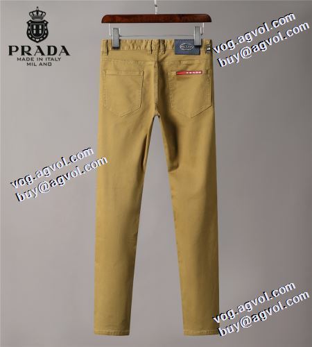 2色可選 プラダブランド 偽物 通販 コーデの幅広い 2021秋冬 プラダ PRADA 機能性も備えたアイテム チノパン 注目のアイテム