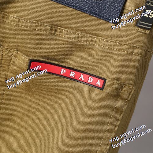 2色可選 プラダブランド 偽物 通販 コーデの幅広い 2021秋冬 プラダ PRADA 機能性も備えたアイテム チノパン 注目のアイテム
