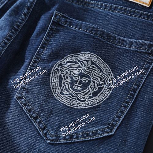  ★安心★追跡付 ヴェルサーチVERSACE 柔らかデニム地 2021春夏 VERSACEスーパーコピー 激安 