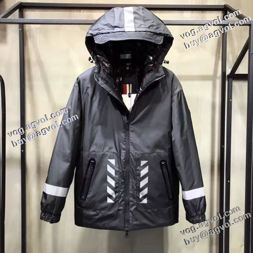2021秋冬 Off-White オフホワイト ブルゾン オフホワイトコピー ブランド 2色可選 洗練を十分に演出する フードづき 保温性を発揮する