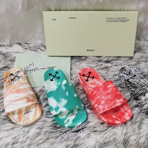  3色可選   高級感を引き立てる   OFF-WHITE オフホワイトコピー    2021春夏    OFF-WHITE オフホワイトスーパーコピー 代引    スリッパ
