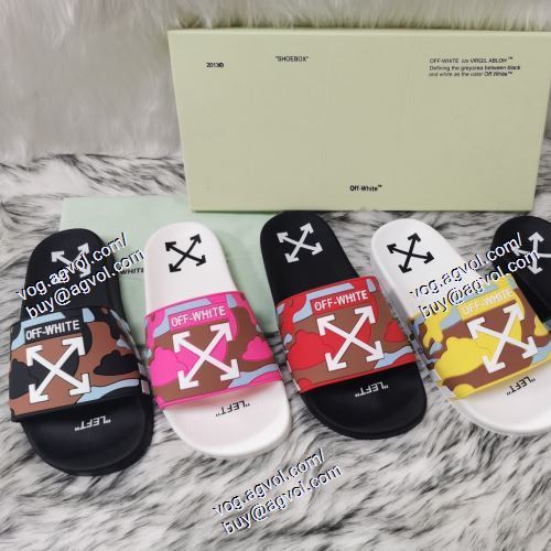  OFF-WHITE オフホワイトブランドスーパーコピー   スリッパ   5色可選   高級感ある   2021春夏    OFF-WHITE オフホワイトコピー