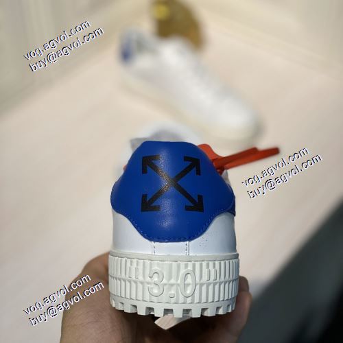 2021秋冬フラットシューズ Off-Whiteスニーカー 輸入細密羊の中の大底采用原版ゴム底 オフホワイトスーパーコピー 人気ブランド