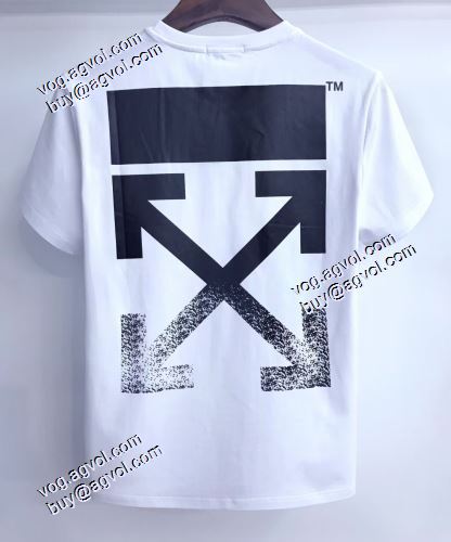 Off-White半袖Tシャツ オフホワイトスーパーコピー 2021春夏 個性的でスタイリッシュなプリントデザインが凝った作り