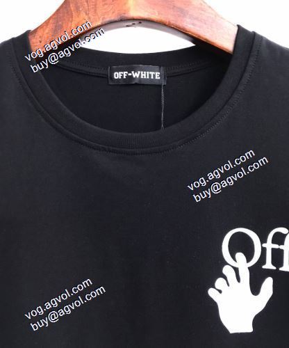 2021春夏 個性的でスタイリッシュなプリントデザインが凝った作り Off-White半袖Tシャツ カジュアル オフホワイトスーパーコピー 激安