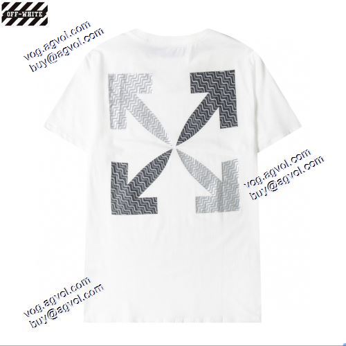 快適な着心地 オフホワイト半袖Tシャツ Off-Whiteブランドスーパーコピー カジュアル感たっぷり 2021春夏