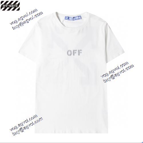 快適な着心地 オフホワイト半袖Tシャツ Off-Whiteブランドスーパーコピー カジュアル感たっぷり 2021春夏