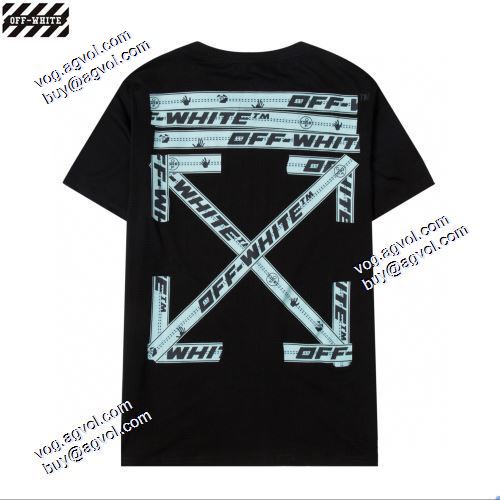 オフホワイト半袖Tシャツ 2021春夏 個性的でスタイリッシュなプリントデザインが凝った作り Off-Whiteブランドコピー