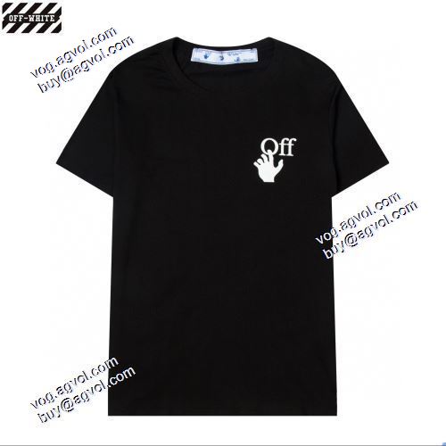 オフホワイト半袖Tシャツ 2021春夏 個性的でスタイリッシュなプリントデザインが凝った作り Off-Whiteブランドコピー