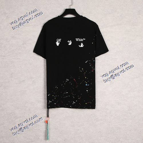 人気激売れ 2021春夏半袖Tシャツ Off-White 半袖 リラックスフィット オフホワイトスーパーコピー デリケートなバッグサイドを採用