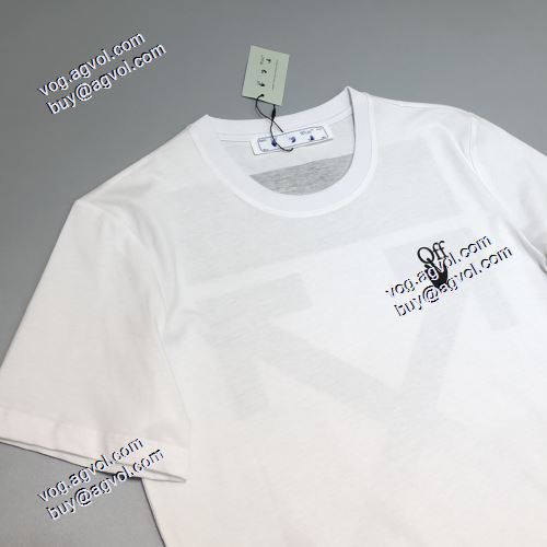 超目玉 2021春夏半袖Tシャツ 図案を美しく、ファッションを作る古典工芸 Off-Whiteブランドスーパーコピー オフホワイト半袖