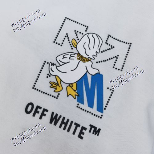 SALE!今季 2021春夏 Off-White半袖Tシャツ シンプルで気前のいい丸首生地が快適で柔らかい オフホワイトスーパーコピー