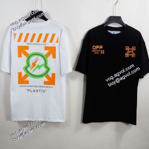2021春夏半袖Tシャツ 丸襟デザインはシンプルでよく似合う Off-White ★安心★追跡付 オフホワイトコピー ブランド
