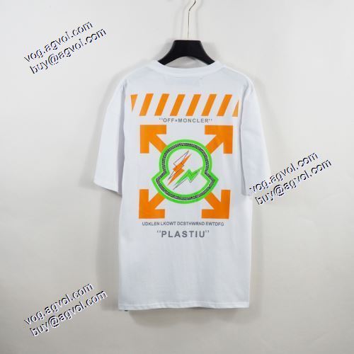 2021春夏半袖Tシャツ 丸襟デザインはシンプルでよく似合う Off-White ★安心★追跡付 オフホワイトコピー ブランド