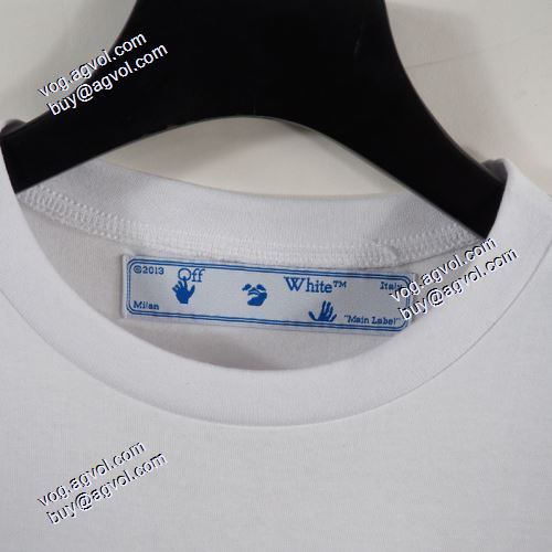 2021春夏半袖Tシャツ 丸襟デザインはシンプルでよく似合う Off-White ★安心★追跡付 オフホワイトコピー ブランド