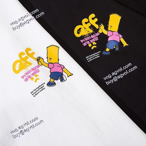 2021春夏 図案を美しく、ファッションを作る古典工芸 Off-Whiteブランド 偽物 通販 オフホワイト半袖Tシャツ 完売品！