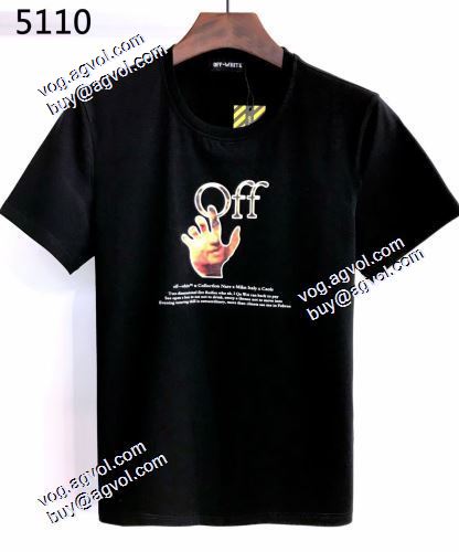 上質 大人気！2021春夏半袖Tシャツ 采用精致的包边工艺 Off-Whiteスーパーコピー オフホワイト
