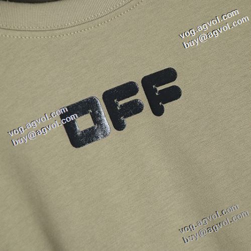 2色可選 快適な着心地 オフホワイトコピー ブランド 2021春夏 Off-White オフホワイト 半袖Tシャツ 高品質 人気 通気性に優れた