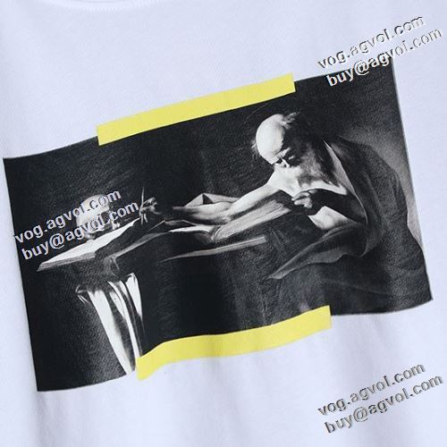 2色可選 2021春夏 Off-White オフホワイト 半袖Tシャツ オフホワイトブランド 偽物 通販 チノパン 狙える優秀アイテム 通気性に優れた レジャー