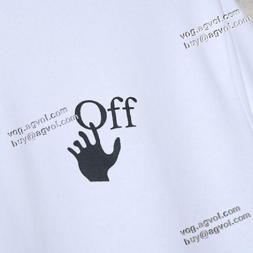 自然な肌触り オフホワイトスーパーコピー 激安 コーデ 知的なムードを演出 2021春夏 Off-White オフホワイト 半袖Tシャツ 2色可選 プリント柄