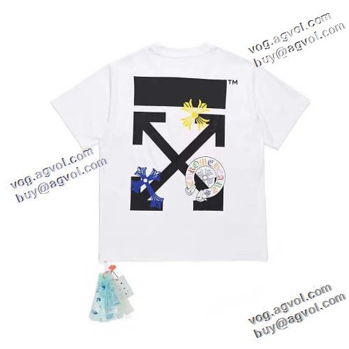 プリント 上品上質 オフホワイトブランド コピー 2021春夏 Off-White オフホワイト 半袖Tシャツ 2色可選 自然な肌触り
