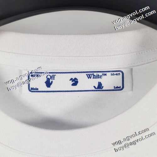2色可選 自分らしいスタイリング 大絶賛の履き心地! 2021春夏 オフホワイトスーパーコピー Off-White オフホワイト 半袖Tシャツ ラウンドネック